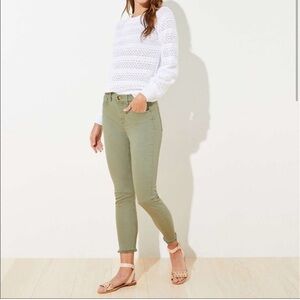 LOFT high waisted skinny denim